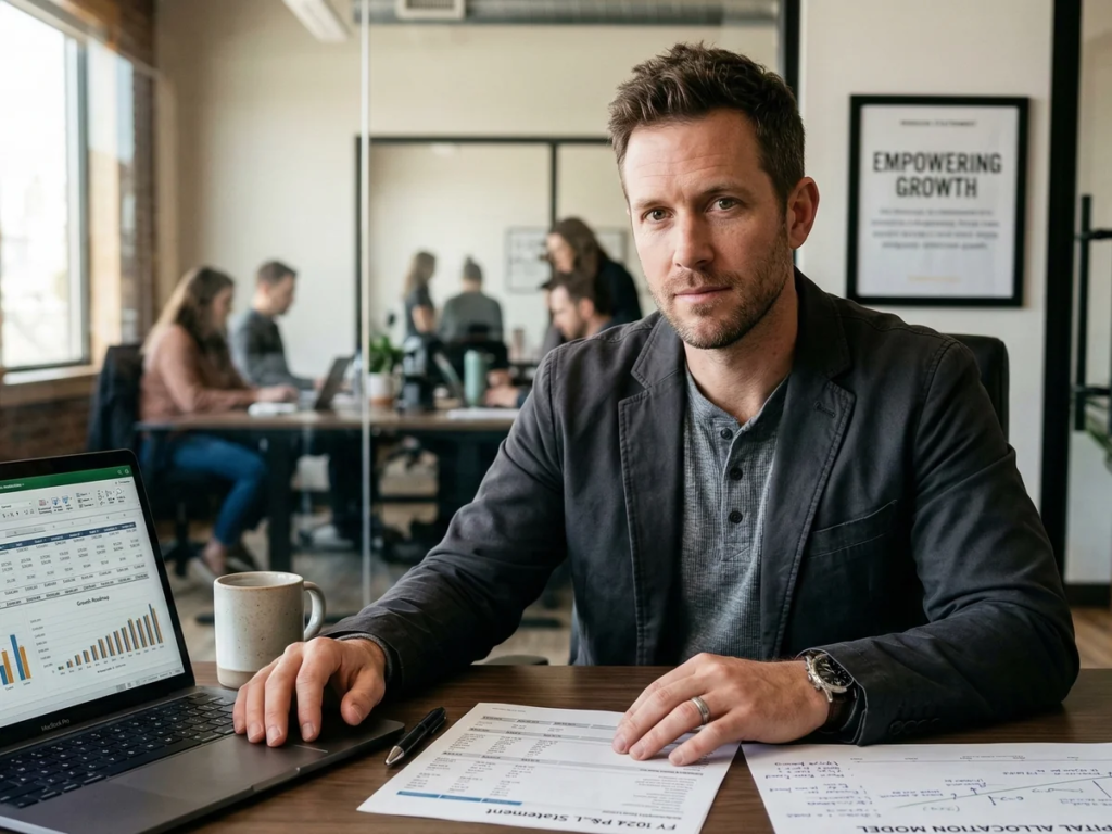 Professional bookkeeper organizing financial records and reconciling transactions — Proxy Financial